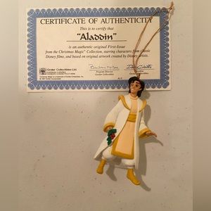 Grolier Collectibles Vintage Aladdin- wedding day Ornament.